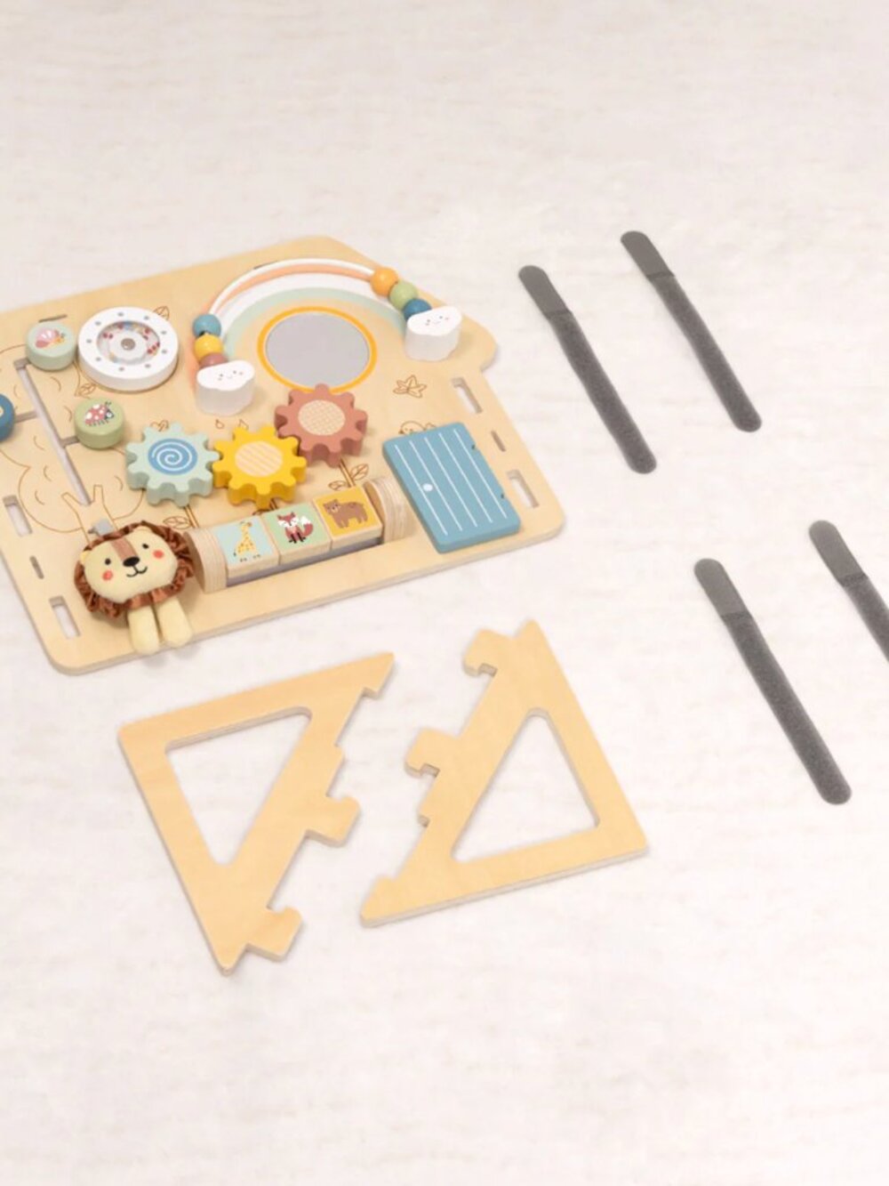 Montessori Wooden Busy Board Activity Board Sensory Learning Toy New - Picture 13 of 16